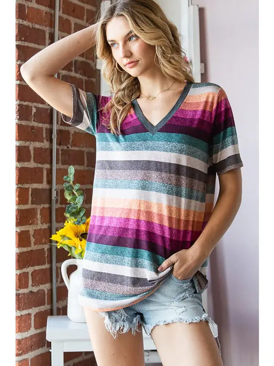 Multi Stripe Top