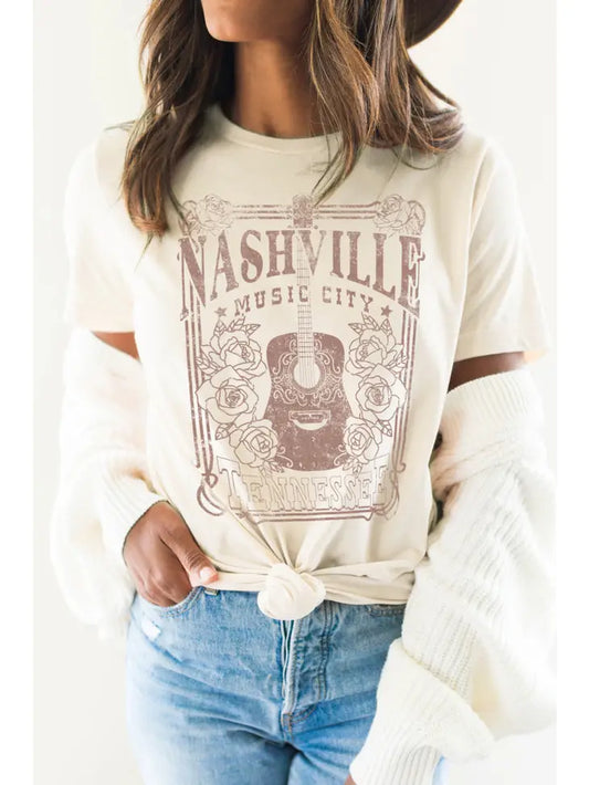 Nashville Music City Graphic T