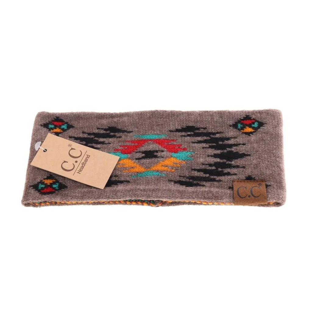 Aztec Patterned Head Wrap BOLD