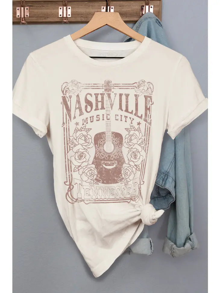 Nashville Music City Graphic T