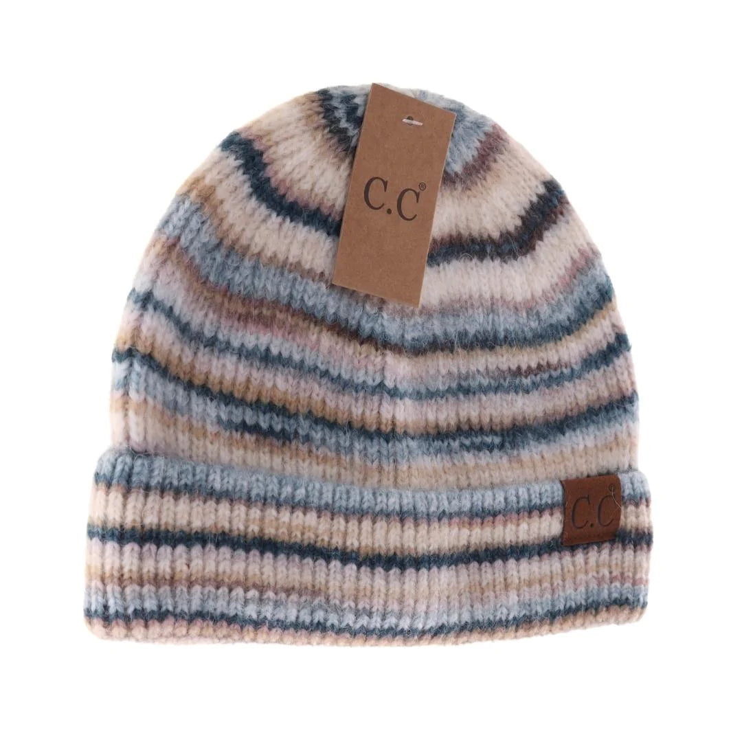 Small Stripe C.C Beanie