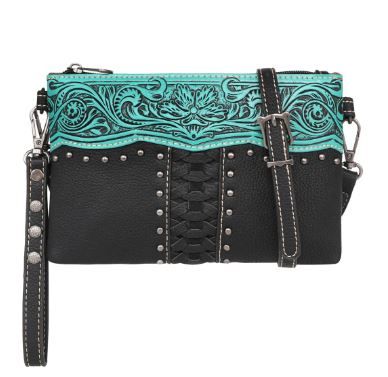 Montana West Tooling Collection Clutch/Crossbody