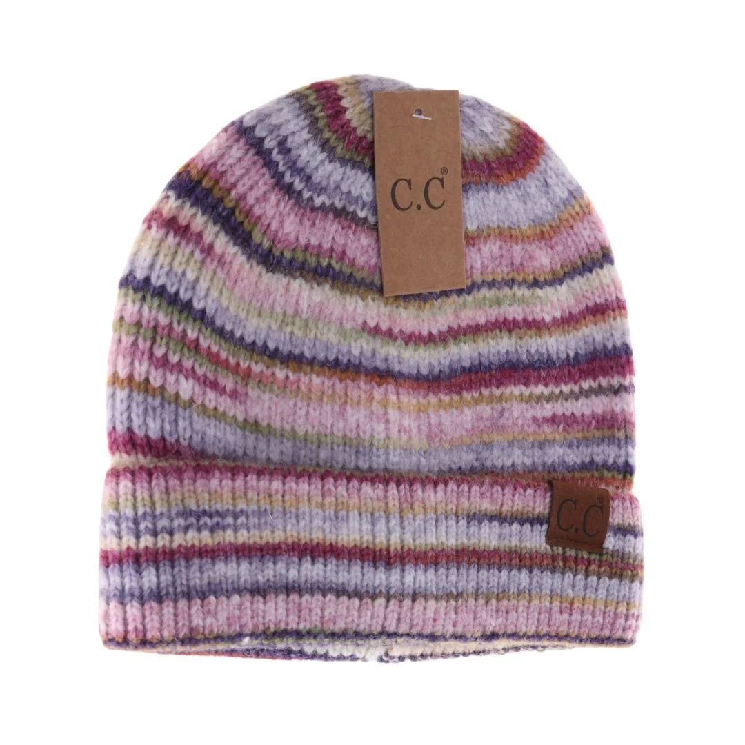 Small Stripe C.C Beanie