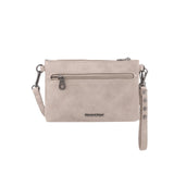 Montana West Concho Collection Clutch/Crossbody - TAN